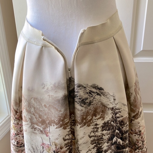 JAKIOO A-line Skirt Floral Pattern Multicolor Size S/M - Picture 9 of 15